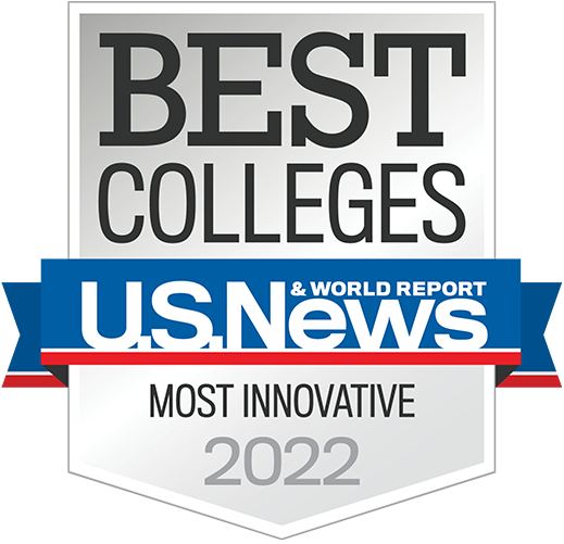 Most Innovative 2022 - Best Colleges U.S. News & World Report Badge
