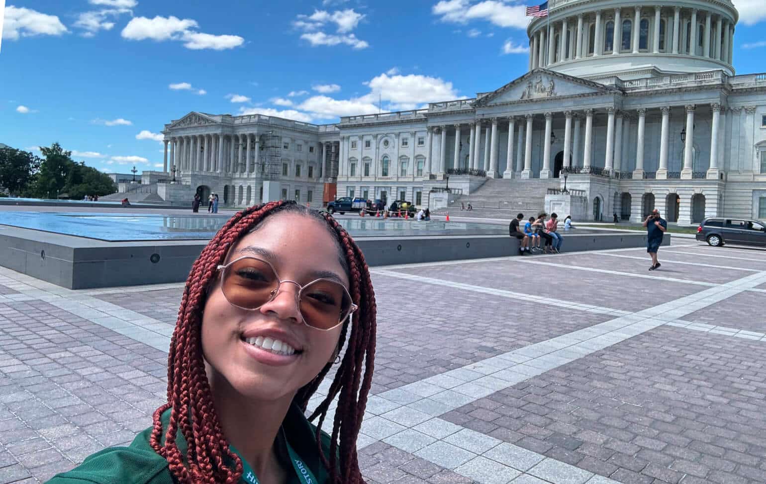 ASU Prep Digital student Gyselle Ready in Washington, DC