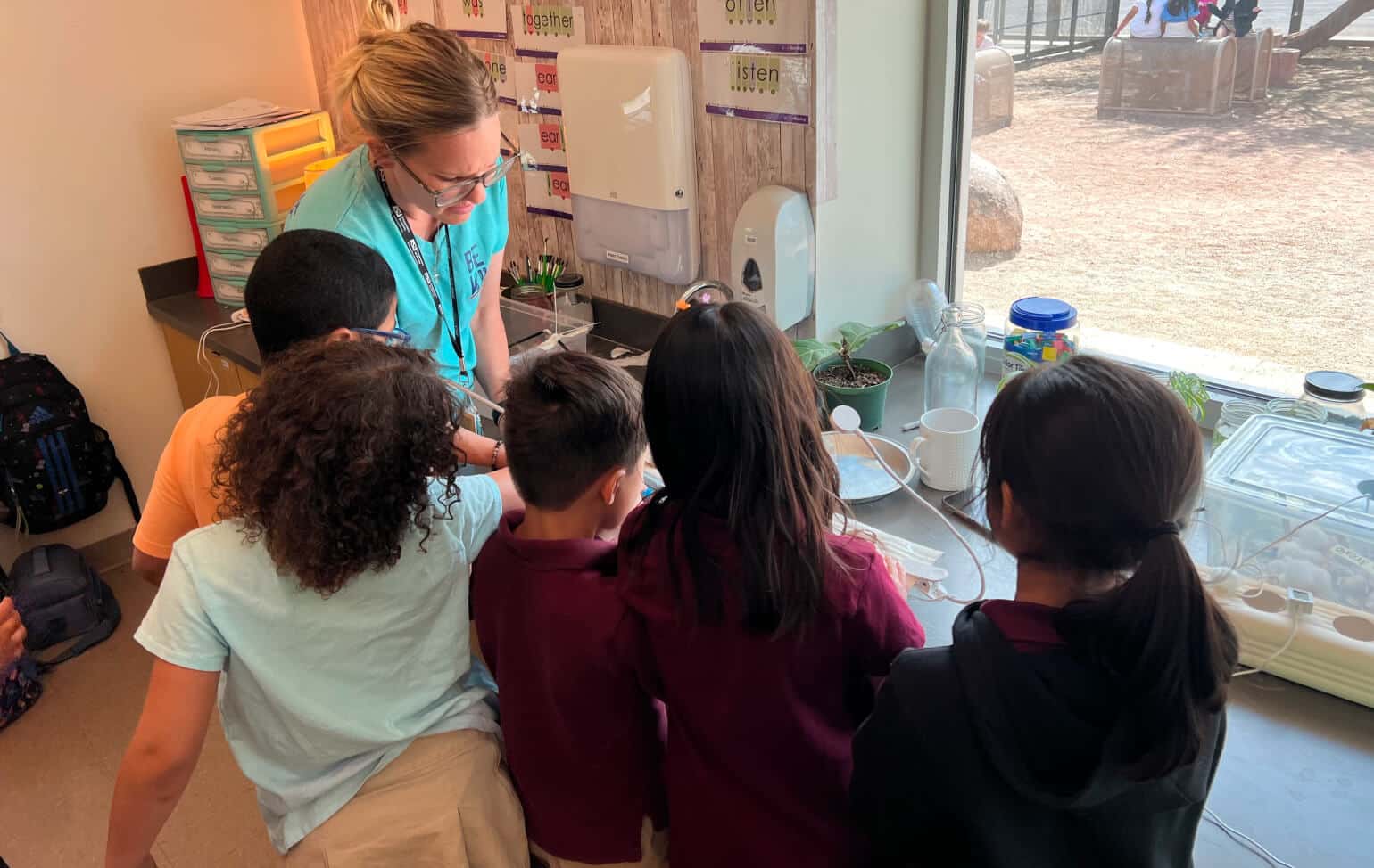 Students using Project-Based Learning
