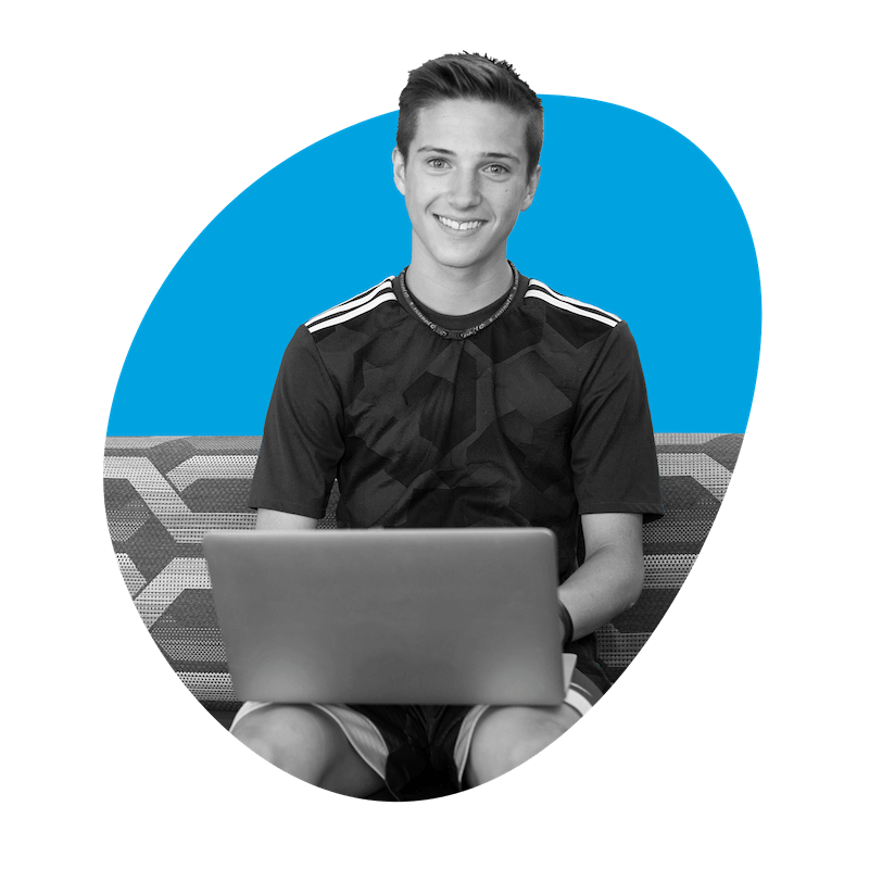 Student learning online