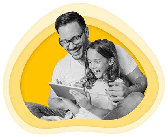 Student and parent learning online